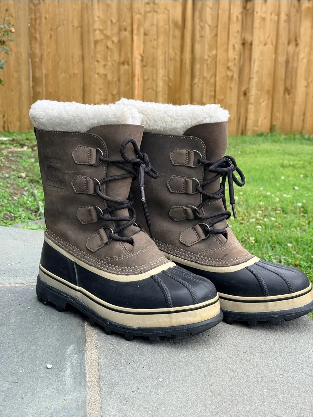 Sorel Caribou Waterproof Winter Boots Women’s Size 10 NL1005-051 Sherpa Lined